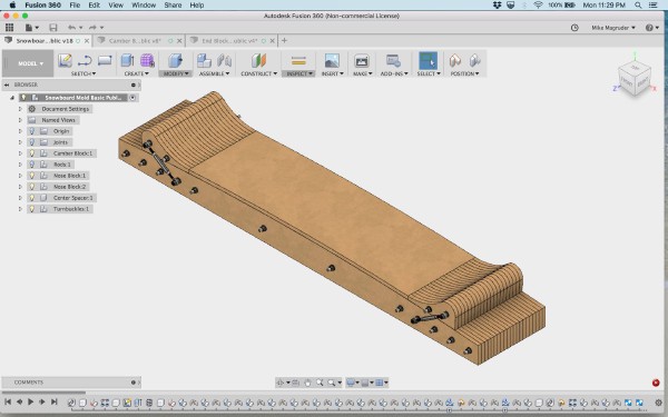 Full pneumatic mold model